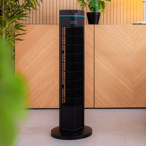3 ventilateurs Cecotec Colonne Silencieux 3 Vitesses 90º (lot)