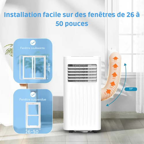 Climatiseur portable 4-en-1